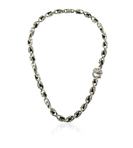 Black Onyx Eternal Eye Link Necklace